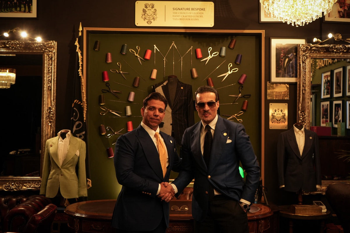 Mo Adass and Chris Parra at the Signature Bespoke Liverpool showroom