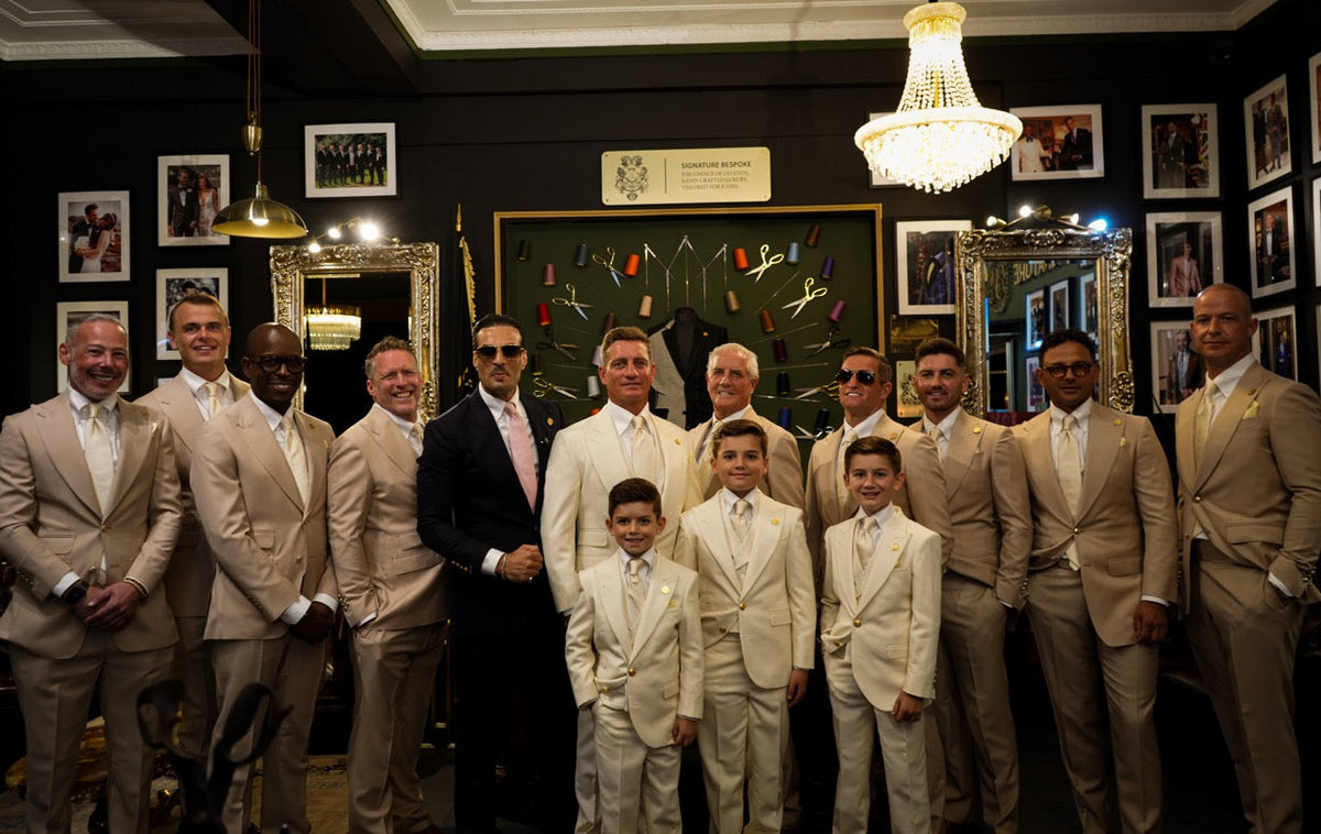 Bespoke wedding suits with Signature Bespoke