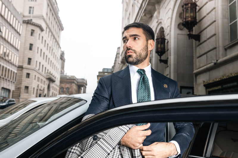 Navy bespoke tailoring by Signature Bespoke
