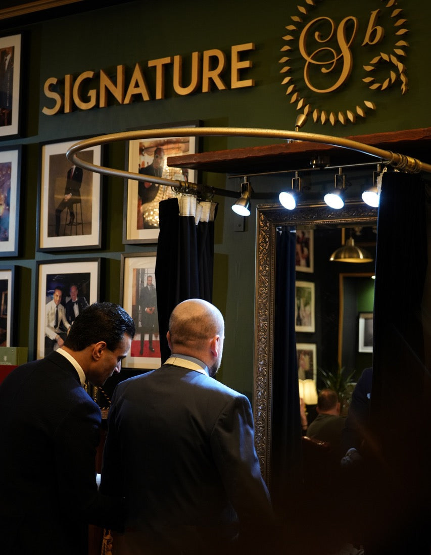 Measurements taken during a Signature Bespoke private consultation