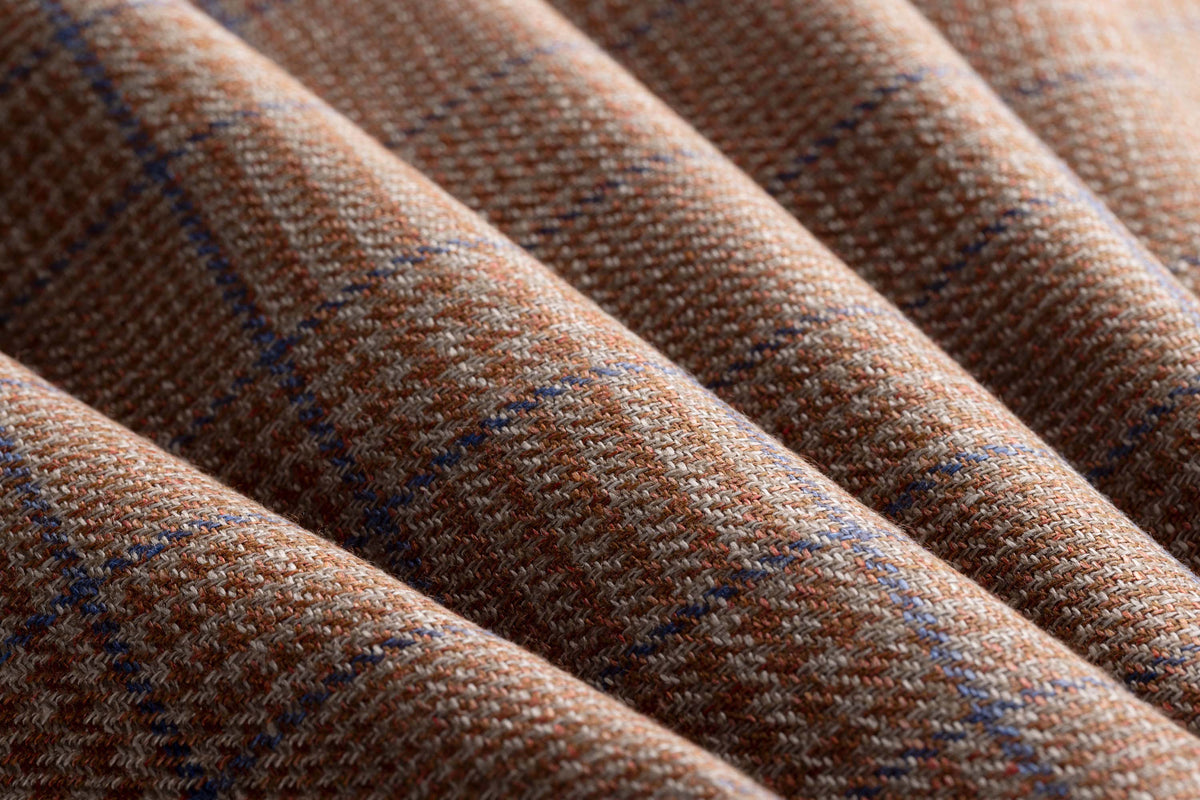 Close detail of cloth from the Signature Bespoke British Fabrics collection